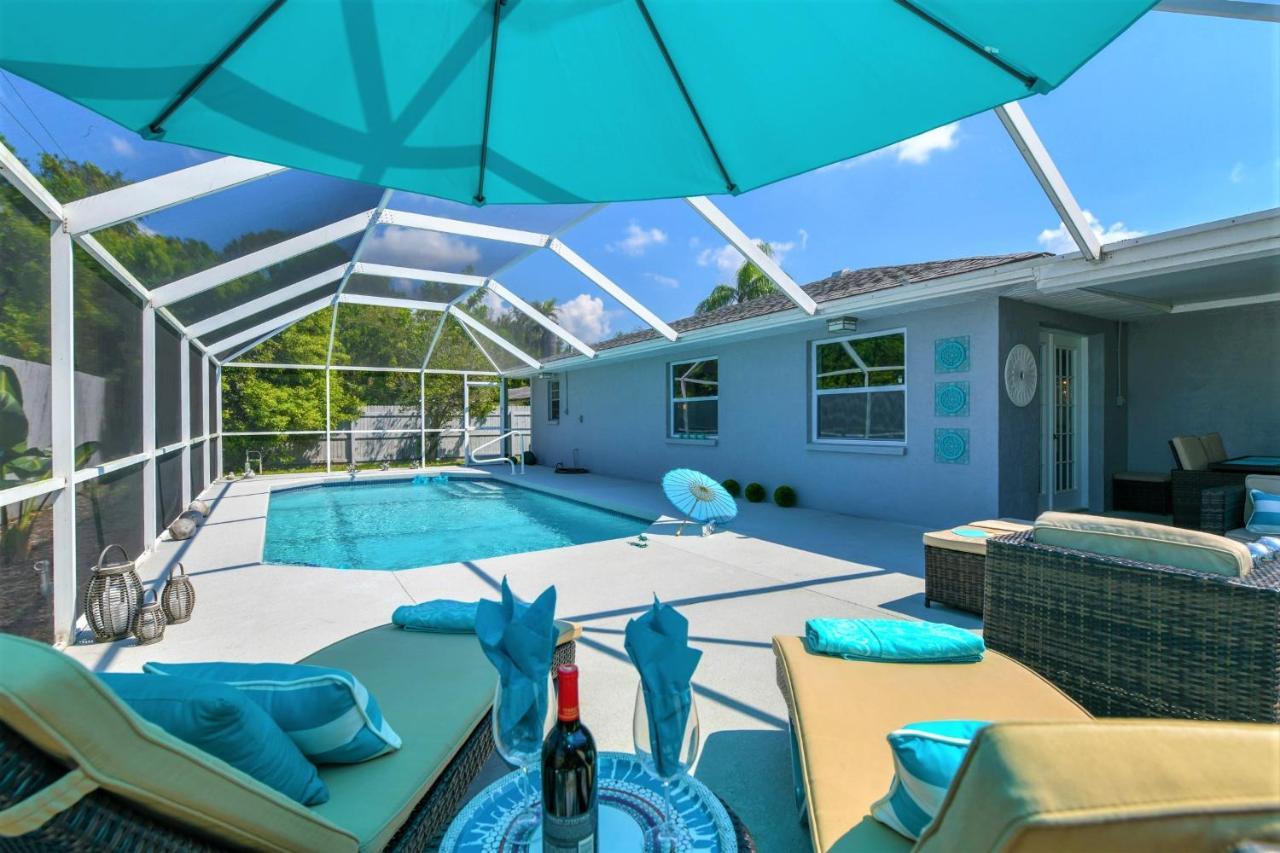 Contemporary Cozy Pool Villa II - Pool & Nearby Beach Venice Bagian luar foto